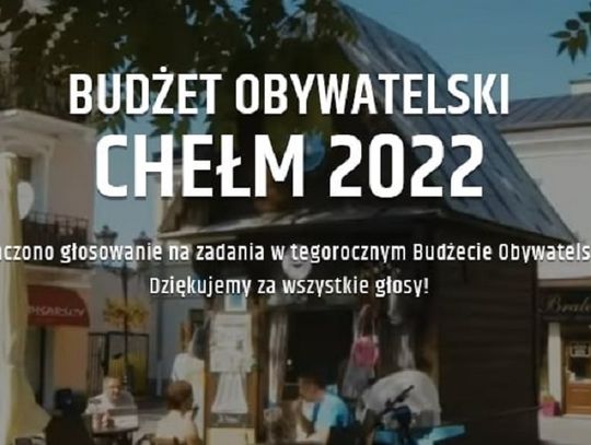 Chełm: Wyniki głosowania w Budżecie Obywatelskim 2022!