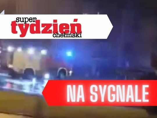 Chełm. Zderzenie na Hrubieszowskiej. Strażacy zabezpieczają auto hybrydowe [FILM]