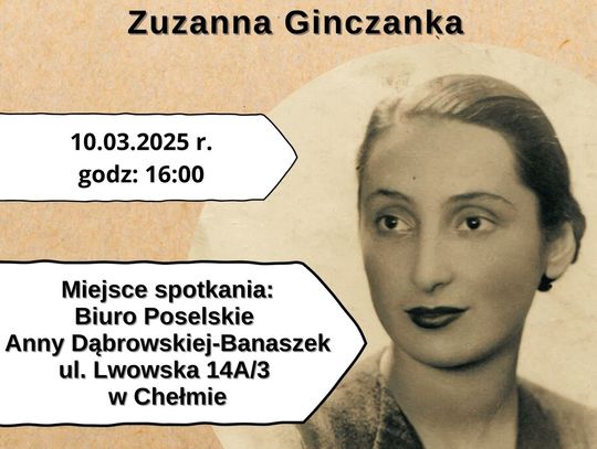 Chełmianie uczczą pamięć Zuzanny Ginczanki