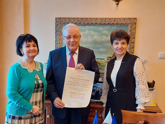 Chełmianin doktorem honoris causa. Doceniła go uczelnia w Łucku [FOTO]