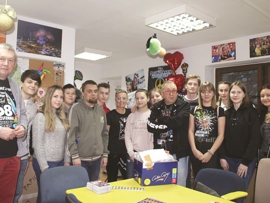 Chełmscy wolontariusze u Jurka Owsiaka