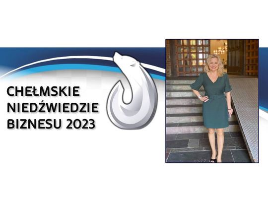 Chełmskie Niedźwiedzie Biznesu 2023. Emilia Juszczak, dyrektor Szkoły dla Dorosłych WILIAMS w Chełmie [Kategoria: BIZNESMEN\BIZNESWOMAN ROKU]