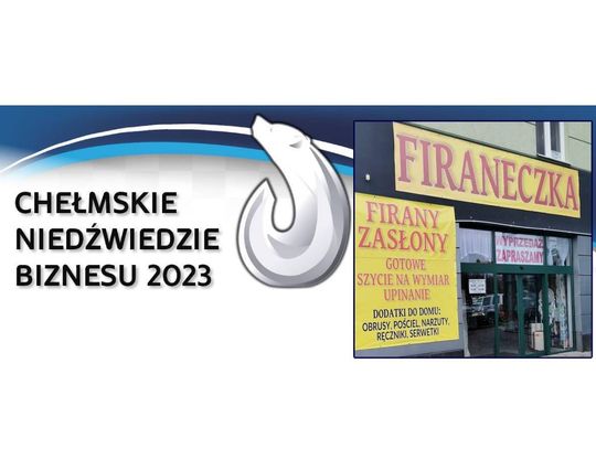 Chełmskie Niedźwiedzie Biznesu 2023. Sklep "Firaneczka" [Kategoria: MIKROPRZEDSIĘBIORSTWO ROKU]