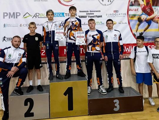 Cztery krążki zapaśników Cementu Gryfa w Radomiu