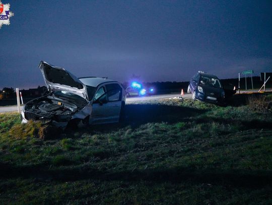 Cztery osoby ranne, dwa uszkodzone auta