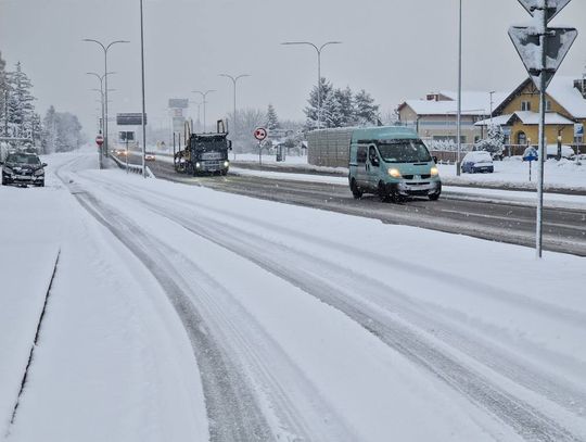 Pierwszy śnieg w tym roku nie zaskoczył drogowców?