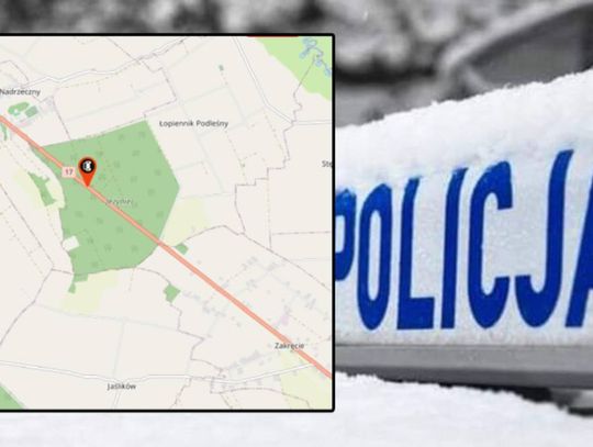 W Łopienniku Nadrzecznym dachowało auto.