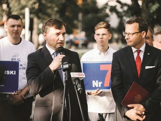Dr Marcin Romanowski z bardzo mocnym poparciem ministra Zbigniewa Ziobro
