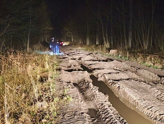 Dramatyczny finał podróży. Nawigacja zawiodła, matka z dziećmi utknęła w lesie Kobieta utknęła autem w błocie w lesie włodawskim