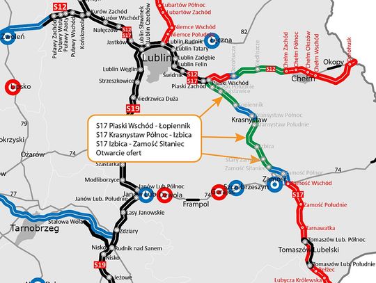 Droga ekspresowa S17. GDDKiA otworzyła oferty na trzy odcinki