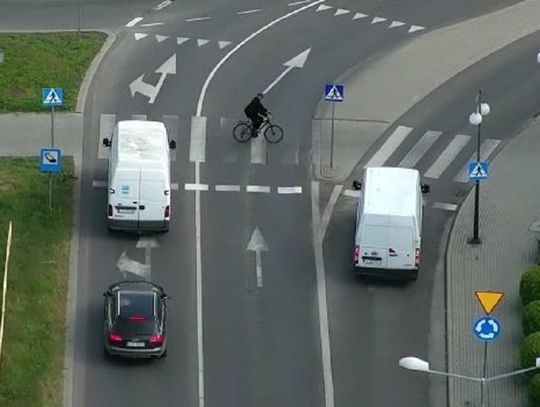 Dron śledził chełmskich rowerzystów. Posypały się mandaty. Sprawdźcie za co...