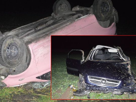 Dwa dachowania w powiecie chełmskim. Kierowcy trafili do szpitala