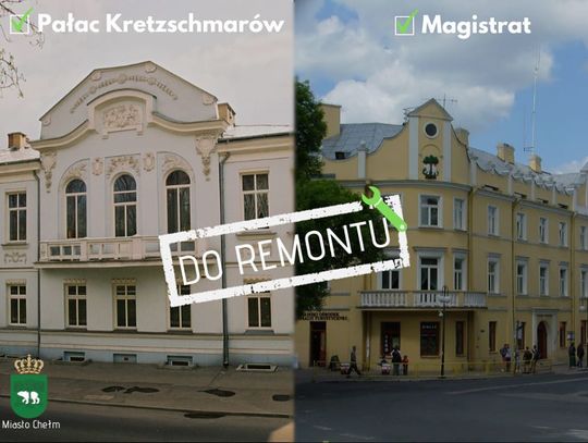 Dwa zabytki do remontu