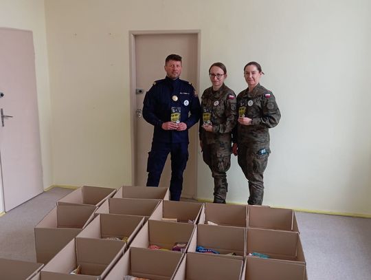 Funkcjonariusze SOK z Chełma pomagają bohaterom