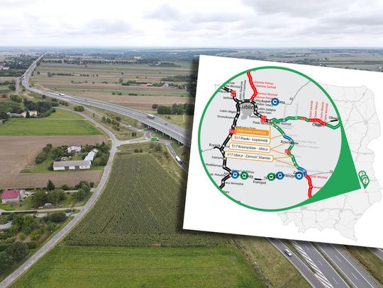 Wybudują 45 kilometrów ekspresówki między Piaskami a Zamościem [PRZEBIEG TRASY]