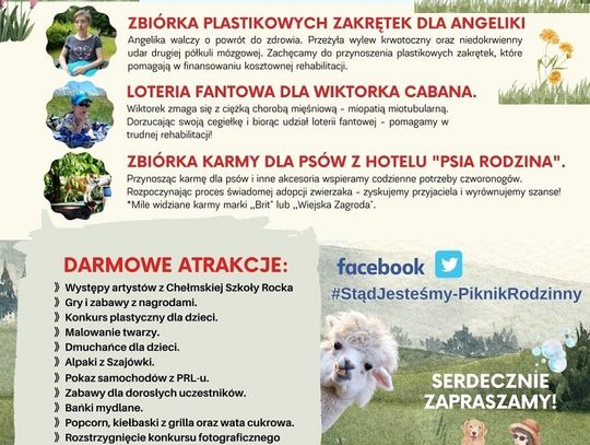 Gm. Chełm. Charytatywny piknik rodzinny już w ten weekend!