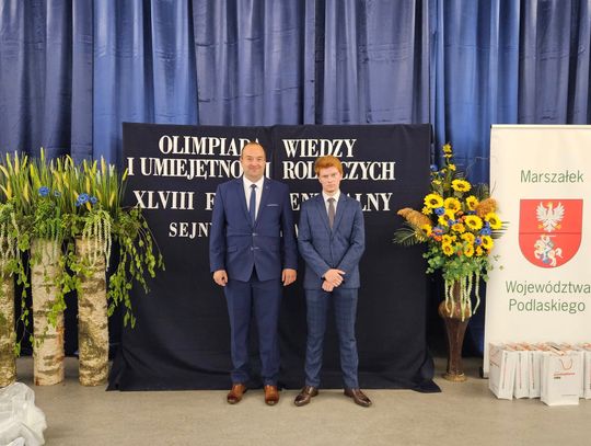 Gm. Chełm. Julian Suprun najlepszy w Polsce. Zmagania zakończył z indeksem w kieszeni