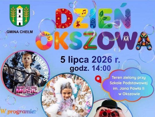 Dzień Okszowa zaplanowano na 5 lipca, a wydarzenie rozpocznie się o godzinie 14:00.