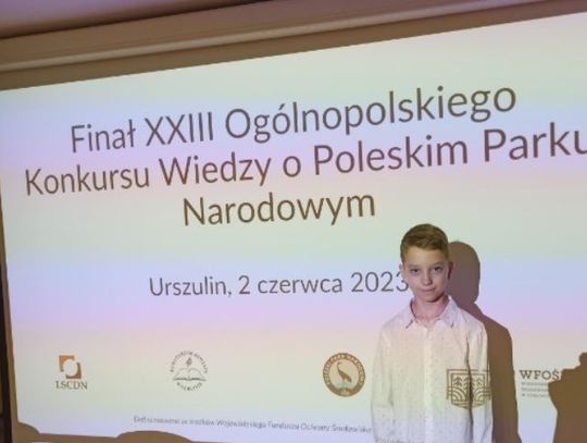 Gm. Chełm. Wojtek o Poleskim Parku Narodowym wie wszystko!