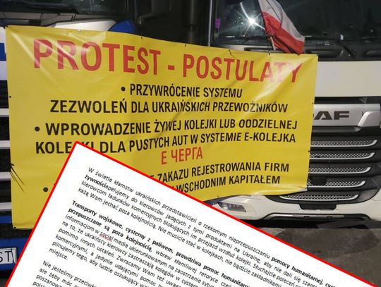 Gm. Dorohusk. Ukraina robi listę, a polscy kierowcy rozdają ulotki