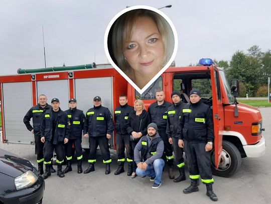 Gm. Dorohusk: Oddała szpik dziecku, strażacy witali ją jak bohaterkę