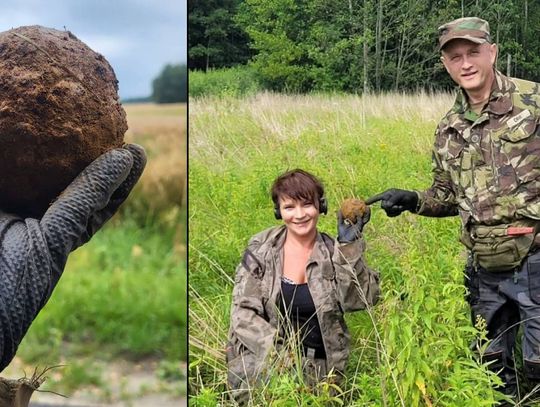 Gm. Dubienka. Kolejne niesamowite znaleziska! Do arsenału kościuszkowskiej broni trafiła armatnia kula i kęsy ołowiu