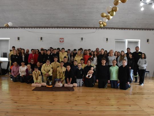 Gm. Fajsławice. 83 osoby uczyły się ratować życie. Wielka akcja w Woli Idzikowskiej [ZDJĘCIA]