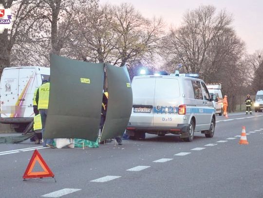 Gm. Fajsławice: Ciężarówka zmiotła pieszego