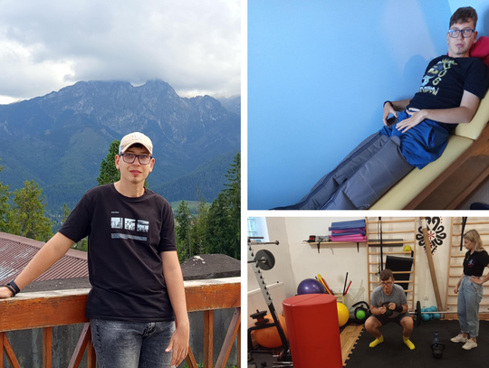 Gm. Fajsławice. Festyn przyniósł realną pomoc. Hubert mógł skorzystać z rehabilitacji