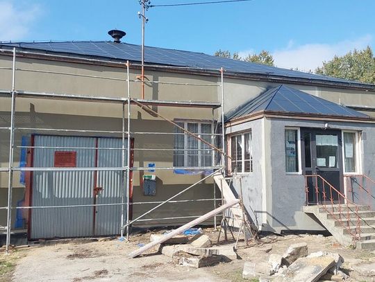 Gm. Fajsławice. Remont trwa - remiza będzie jak nowa