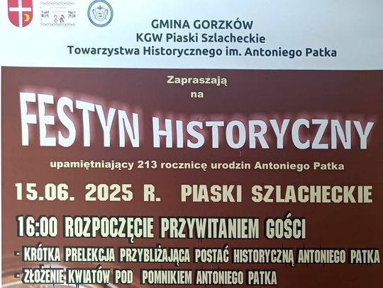 Gm. Gorzków. Festyn Historyczny Antoniego Patka