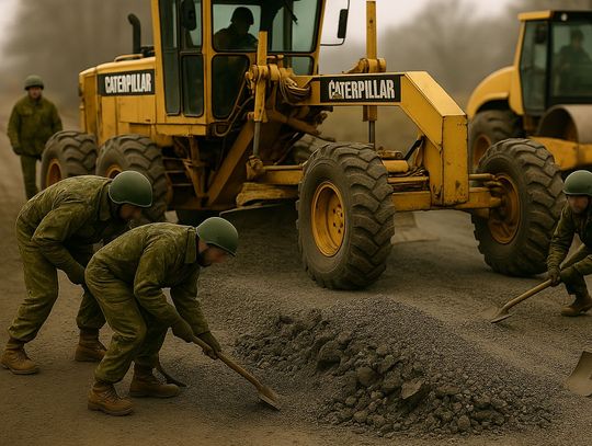 remont drogi przez wojsko