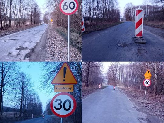 Gm. Hańsk. Niebezpieczna droga w Wojciechowie? Drogowcy odpowiadają na apel kierowców