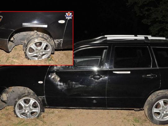 Gm. Kraśniczyn. Wjechał w znak drogowy i zwiał