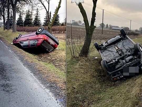 Gm. Krasnystaw: Porywisty wiatr zdmuchnął ich z drogi