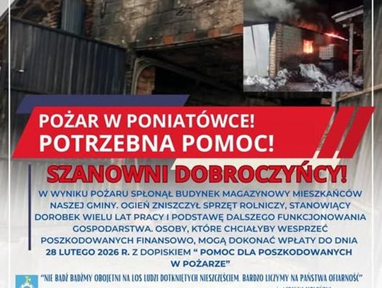 Zima to dla wielu rodzin czas, który obfituje w różnego rodzaju niebezpieczne zdarzenia. Nie brakuje przecież pożarów, które wywołane są najczęściej przez pracujące na pełnych obrotach instalacje grzewcze. Ale bywa i tak, że ogień trawi również bezcenny dobytek życia – gospodarski sprzęt.