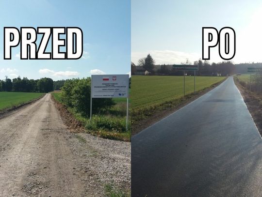 Gm. Łopiennik Górny. Prawie 4 km długo wyczekiwanego asfaltu.