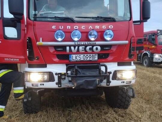 Gm. Łopiennik Górny. Szybka reakcja uratowała pola przed ogniem