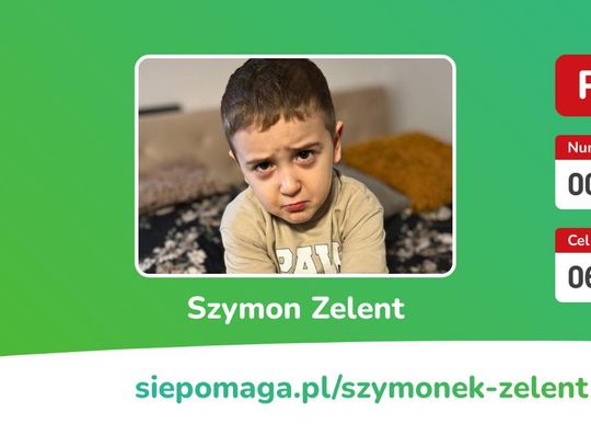 Twój PIT ma moc! Dla Ciebie to chwila - dla Szymka całe życie!