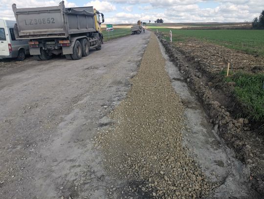 Gm. Rudnik. Droga Płonka - Bzowiec doczekała się przebudowy