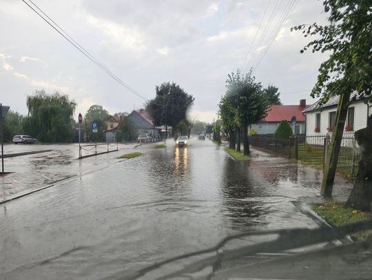 Gm. Sawin. Po Brzeskiej i Chuteckiej można było pływać. Ostatnie deszcze dały się we znaki mieszkańcom