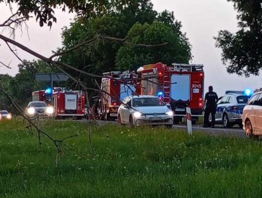 Gm. Sawin. Zderzenie dwóch aut. Jedna osoba w szpitalu