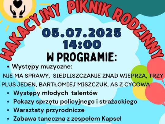 Gm. Siedliszcze. "Wakacyjny Piknik Rodzinny" w Chojnie Nowym Drugim
