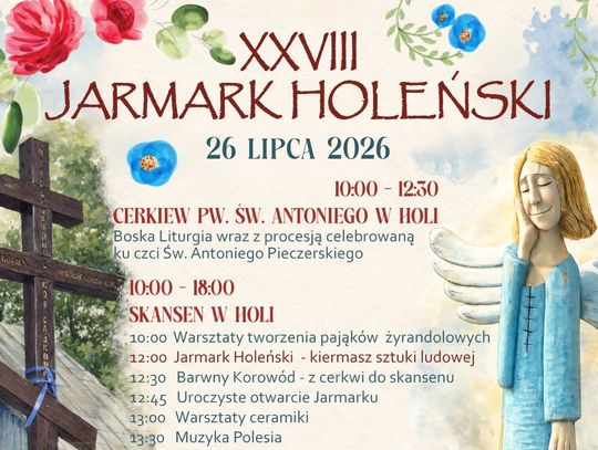 XXVIII Jarmark Holeński odbędzie się 26 lipca w Holi.