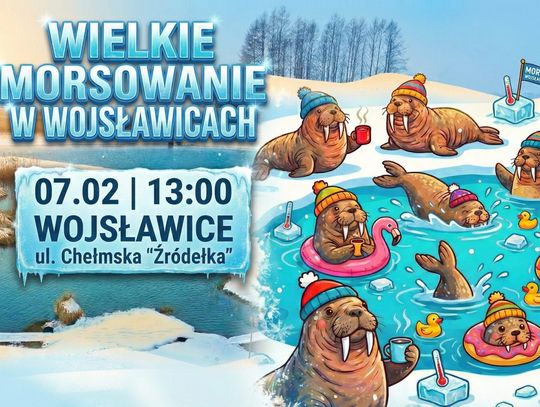 7 lutego o godzinie 13:00, w Wojsławicach odbędzie się inauguracja cyklu zimowych kąpieli.