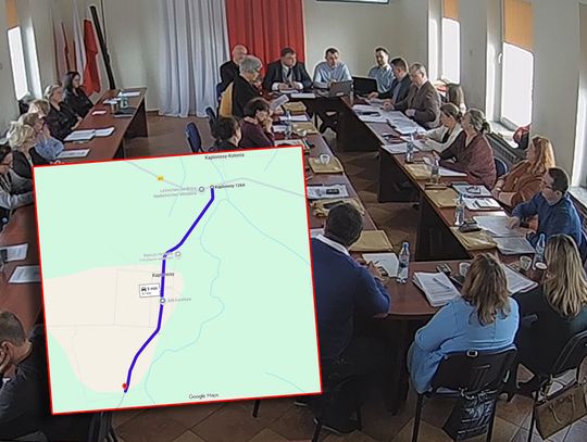 Gm. Wyryki. Droga zagrażająca życiu. Petycja w sprawie remontu powiatówki Kaplonosy-Lubień radna odczytuje petycję na sesji rady gminy