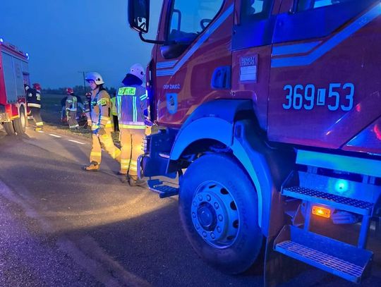 Gm. Żmudź. Ucieczka przed czołówką zakończyła się w rowie