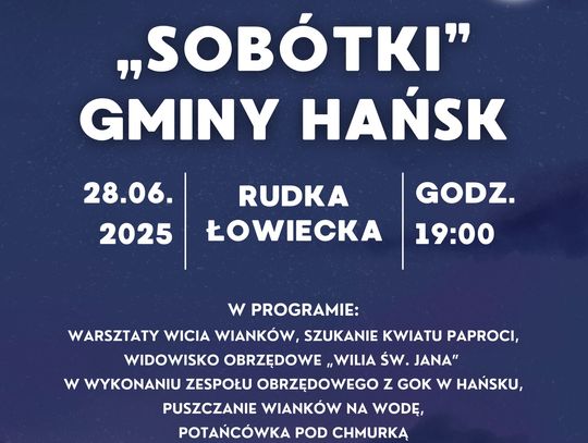 Gmina Hańsk świętuje "Noc Świętojańską"