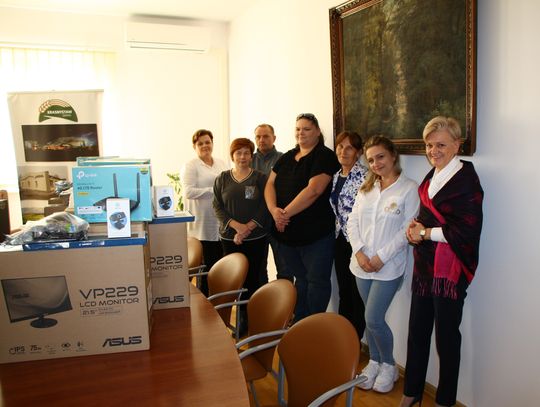 Gmina Krasnystaw rozdała komputery
