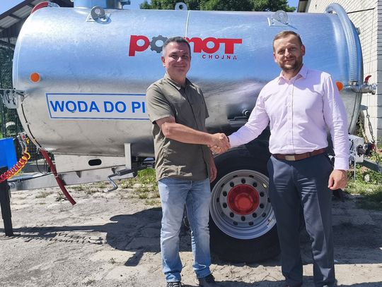 Gmina Rudnik przygotowana na kryzys. Zakupiono nową cysternę na wodę pitną